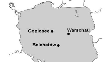 Braunkohletagebau Belchatów (Polen) Karte
