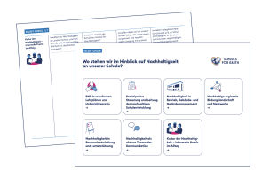 Materialien und Vorlagen für die Weiterarbeit