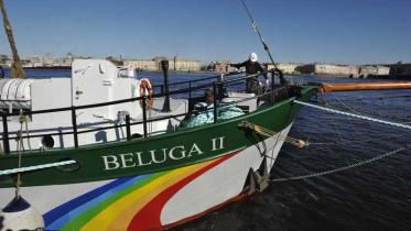 Beluga II auf Schiffstour durch Russland im Juni 2010