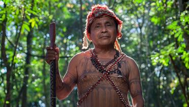 Munduruku-Häuptling