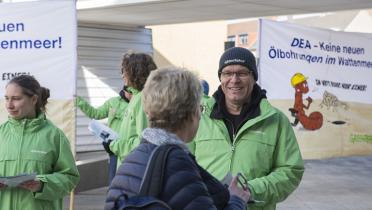 Greenpeace-Ölexperte Jörg Feddern in Neumünster