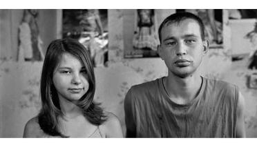 Xenia und Jewgenij Kolomojsewi aus Naumowka, Juli 2005