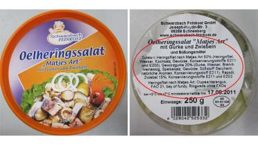 Kennzeichnung Fischprodukte: Schwarzbach