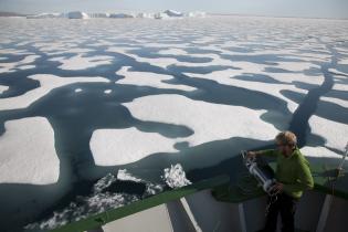 2009: Greenpeace-Expedition mit der "Arctic Sunrise" in der Arktis