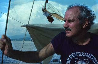 David McTaggart mit der Vega in Manzanillo, Mexiko, 1981