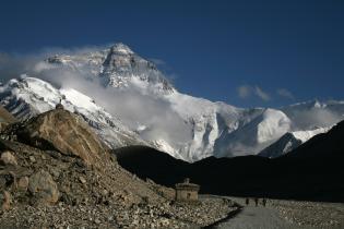 Gletscher am Mount Everest, April 2007