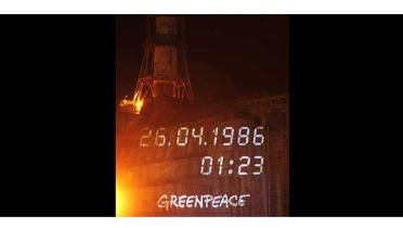 Projektion anlässlich 25 Jahre Tschernobyl 04/26/2011