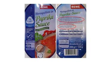 Kennzeichnung Fischprodukte: Rewe