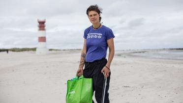 Rebecca Störmer vom Verein Jordsand