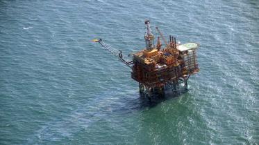 Ölförderanlage Tiffany in der Nordsee, Mai 2010