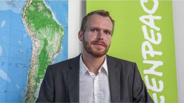 Tobias Austrup, Mitarbeiter der Politischen Vertretung von Greenpeace in Berlin