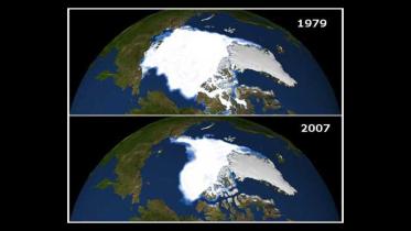 Arktis - Vergleich 1979 und 2007