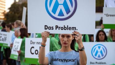 Volkswagen Golf Launch Protest in Berlin, 2012