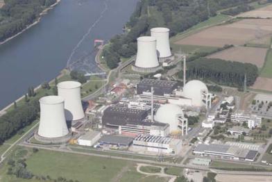 Luftaufnahme des AKW Biblis