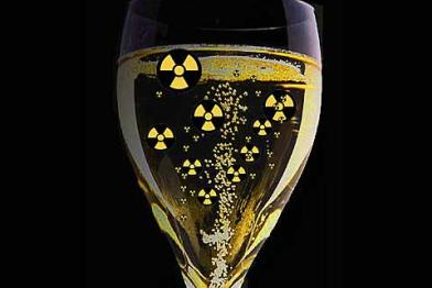 Radioaktiver Champagner?
