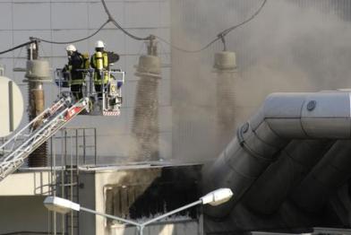 fire at nuclear power plant Kruemmel