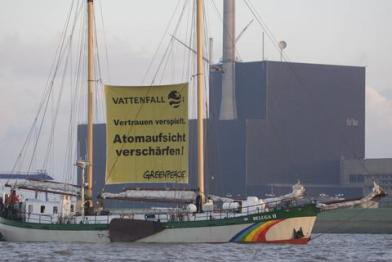 nuclear plant action Brunsbuettel