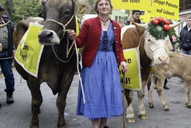 Demo gegen Patente auf Leben