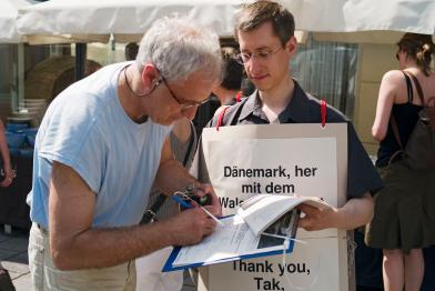 Protest against Whaling in Germany