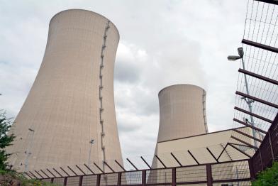 Aktion gegen das Atomkraftwerk Grohnde