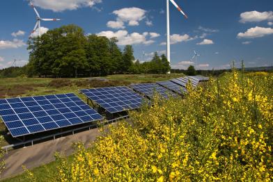 Renewable Energy Farm in Germany