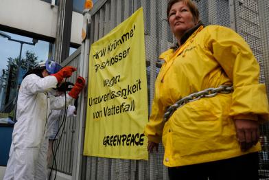 Vattenfall Kruemmel Action in Germany