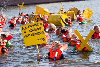 Protest against Nuclear Power Plants in Germany