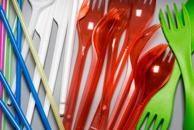 Product Shot of Plastic Cutlery