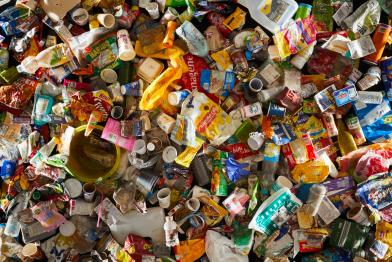 Gesammelte Kunststoffabfälle in Deutschland