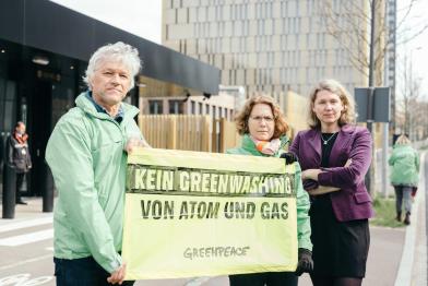 Greenpeace verklagt EU-Kommission wegen Taxonomie