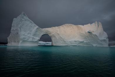 Icebergs between Ilulissat and Saqqaq, West Greenland