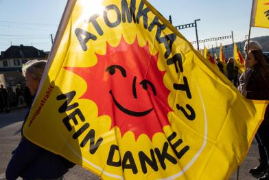 The 2200th Vigil against Nuclear in Switzerland