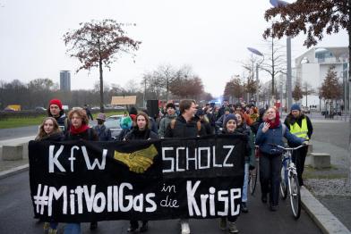 Demonstration in Berlin against Gas Drilling Project in Senegal