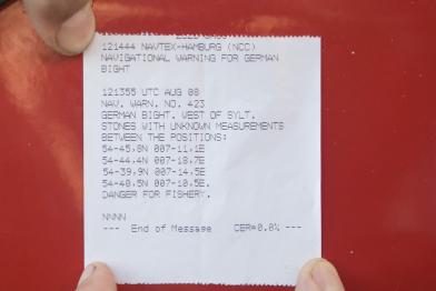 Navtex-Meldung
