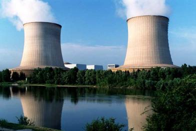 Atomkraftwerk Central Nucleaire Saint Laurent in Frankreich 2001