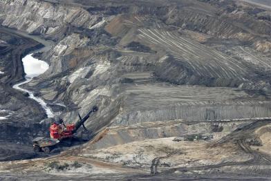 Ölförderung in Kanada.