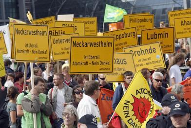 Anti-Atomkraft-Demo in Berlin 09/05/2009