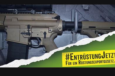 Deutsche Rüstungsexporte lösen Leid in Krisen- und Kriegsgebieten aus
