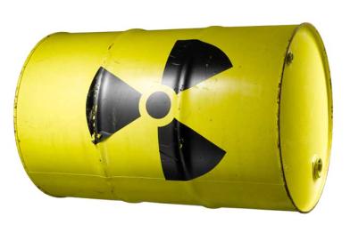 Symbolbild Atommüll Fass, November 2008
