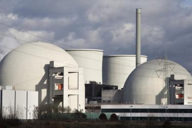 Das AKW Biblis in Hessen 11/18/2009