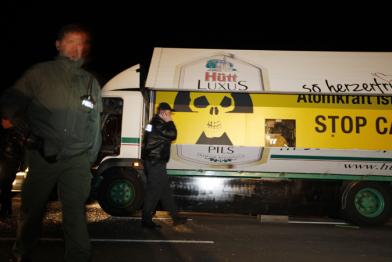 Greenpeace-Protestaktion gegen den Castor-Transport 08.11.2010