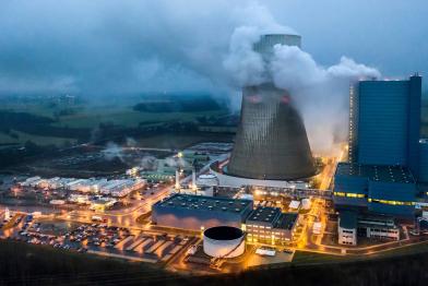 Kohlekraftwerk Datteln 4 aus der Luft