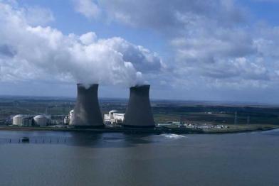 Das AKW Doel in Belgien 03/25/1993