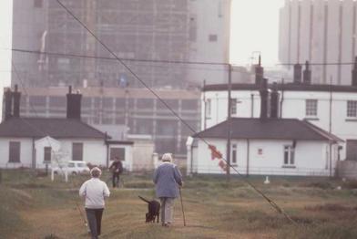 Das britische Kernkraftwerk Dungeness, Juni 1996
