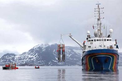 Zweite Expedition in die Arktis mit der Esperanza im Mai 2010