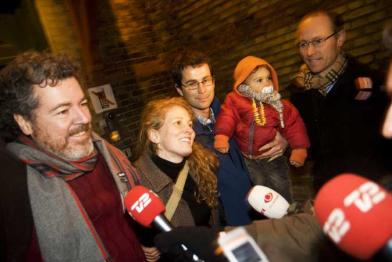 Freilassung der Greenpeace-Aktivisten in Kopenhagen, Juni 2010