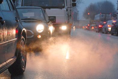 Verkehrsstau in Hamburg