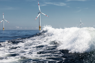 Offshore-Windanlage "Baltic One" in der Ostsee