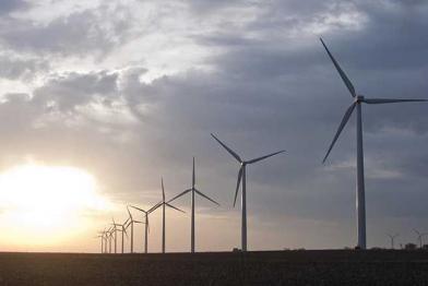 Windräder in Iowa, 29.03.2012