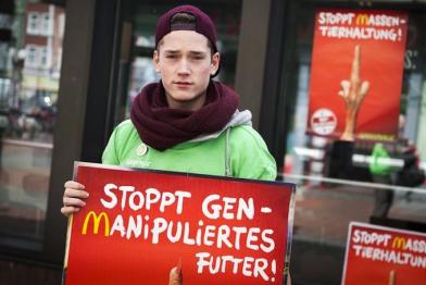 Protest gegen Billigfleisch